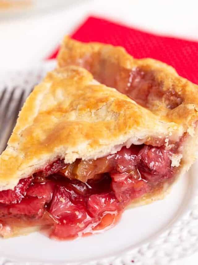Strawberry Rhubarb Pie Story