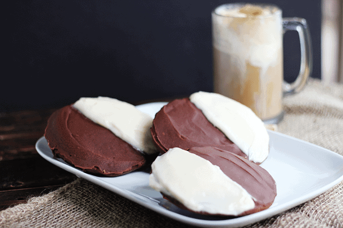 Chocolate Half Moon Cookies