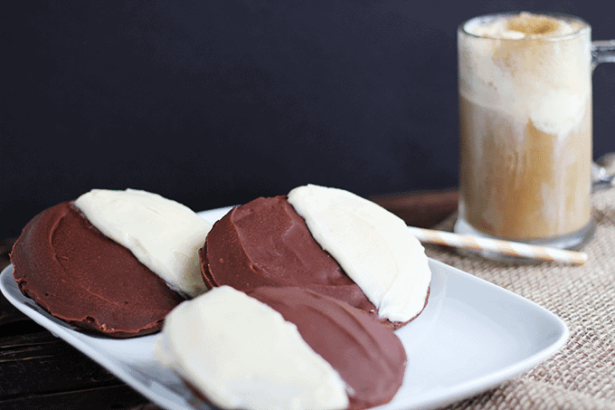 Chocolate Half Moon Cookies