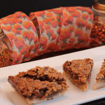Pecan Pie Bars via Cookie Dough and Oven Mitt