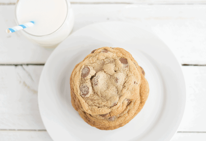 Thin & Chewy Chocolate Chip Cookies