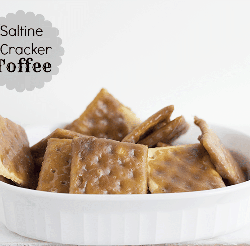 Saltine Cracker Toffee - Cookie Dough and Oven Mitt