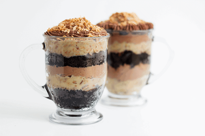 German Chocolate Trifle