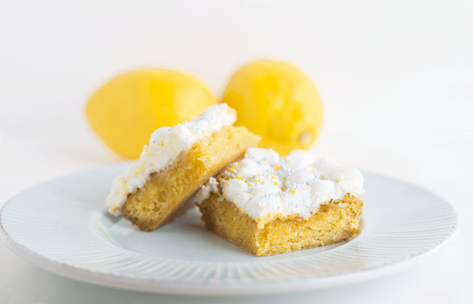 Lemon Cake Mix Bars