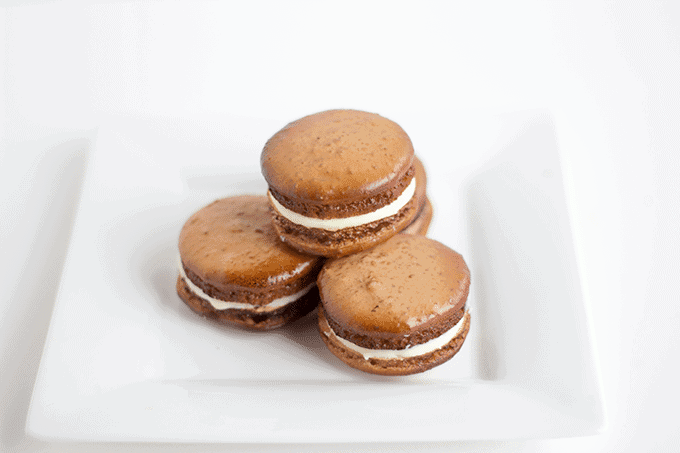 Root Beer Macarons