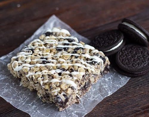 rice krispies treats cookies and cream