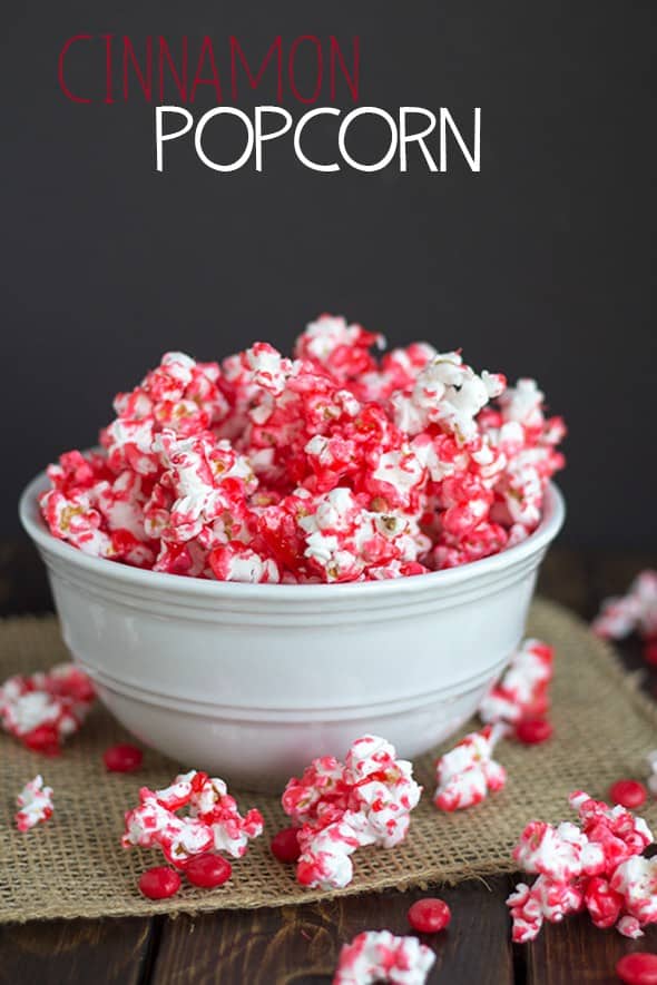 Red Hot Cinnamon Popcorn