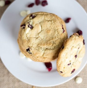 Cranberry White Chocolate Chip Cookies