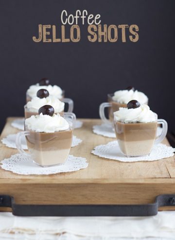 Coffee Jello Shots
