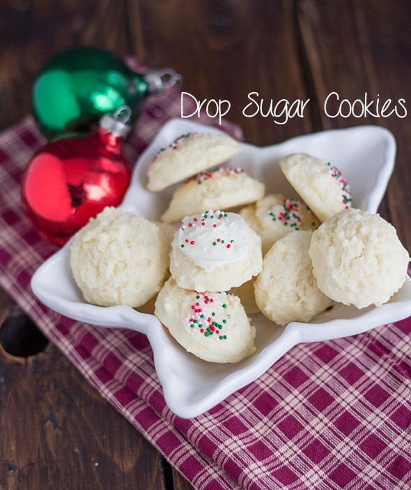 Holiday Drop Sugar Cookies