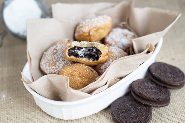 Platter of Deep Fried Oreos