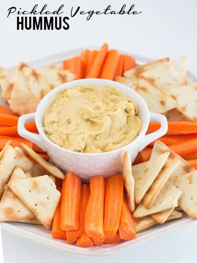 Pickled Vegetable Hummus Story