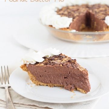 Decadent dessert combining rich dark chocolate and creamy peanut butter.