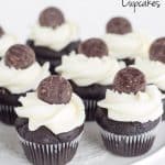 Mini Chocolate Peppermint Patty Cupcakes
