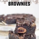 Coffee caramel brownies.
