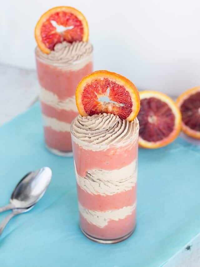 Blood Orange Chocolate Trifles Story