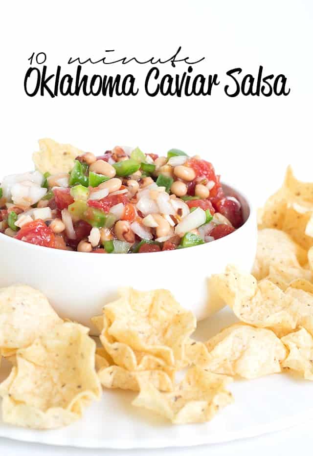 10 Minute Oklahoma Caviar Salsa