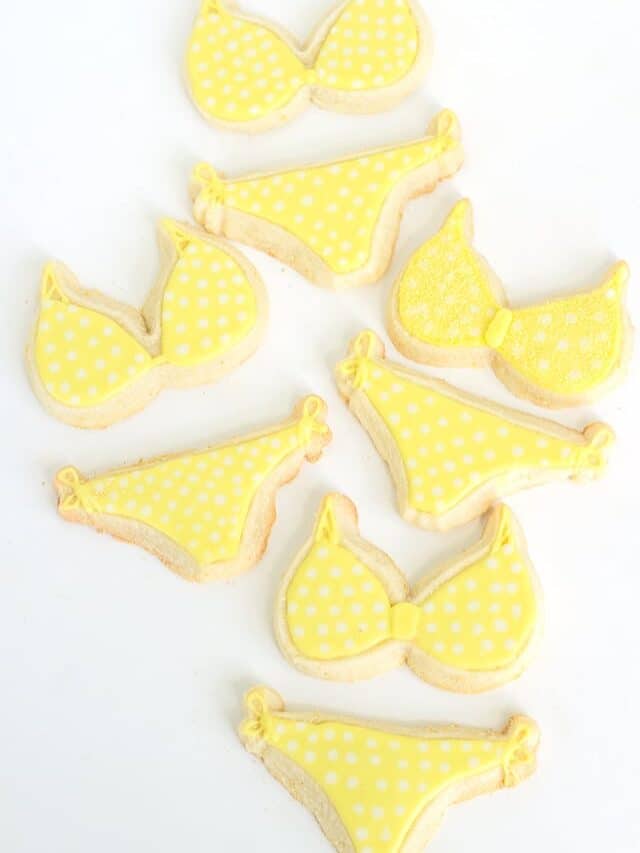 Lemon Cut-out Sugar Cookies with Royal Icing Story