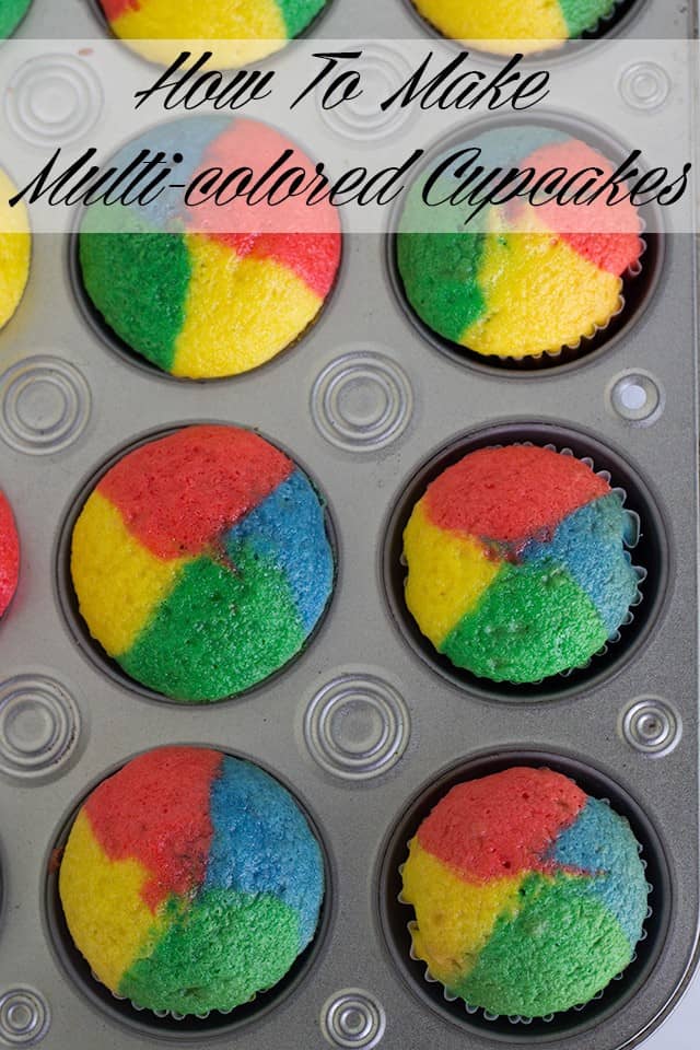 How To Make Multi-colored Cupcakes