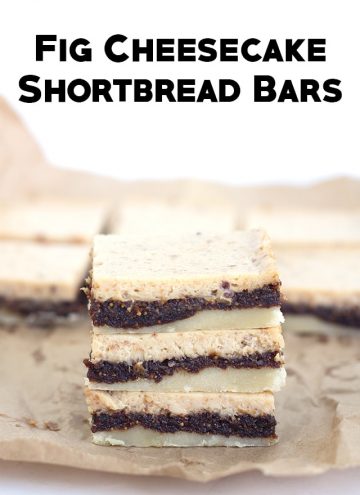 Fig Cheesecake Shortbread Bars - Fig Bars meet cheesecake in this amazing bar. It's a must try!