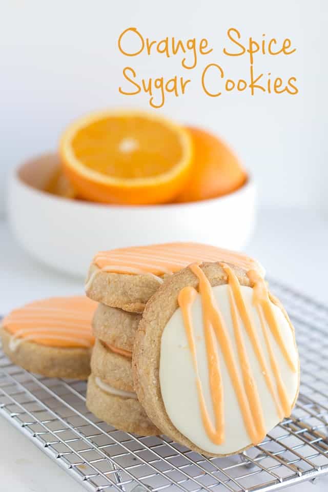 Orange Spice Sugar Cookies