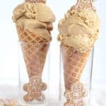 Gingerbread ice cream cones.