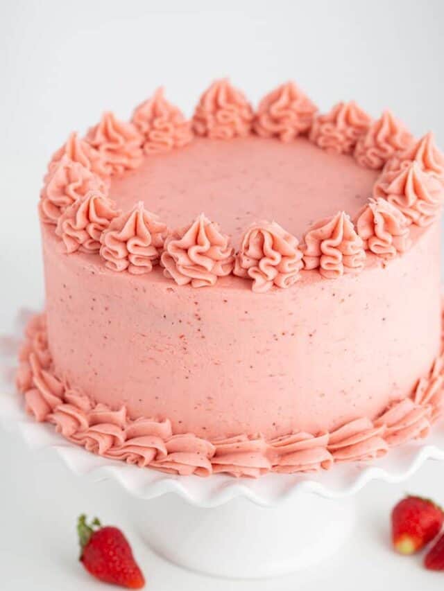 Fresh Strawberry Cake Story
