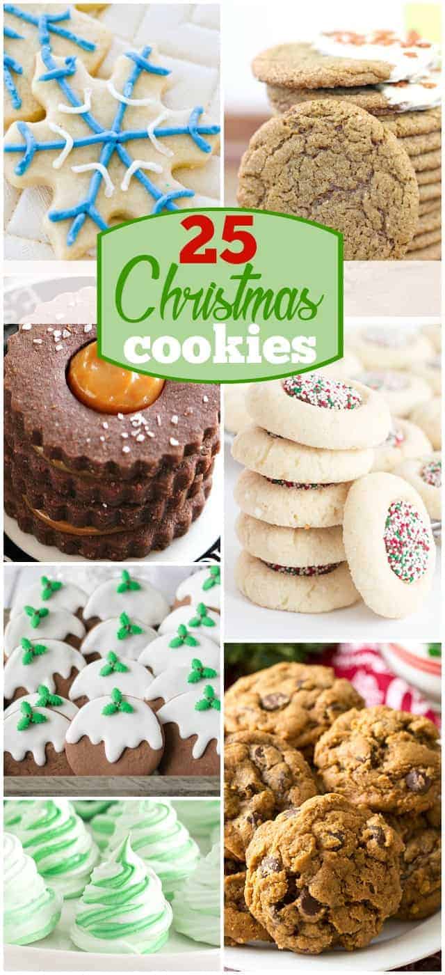 25 Christmas Cookies in July