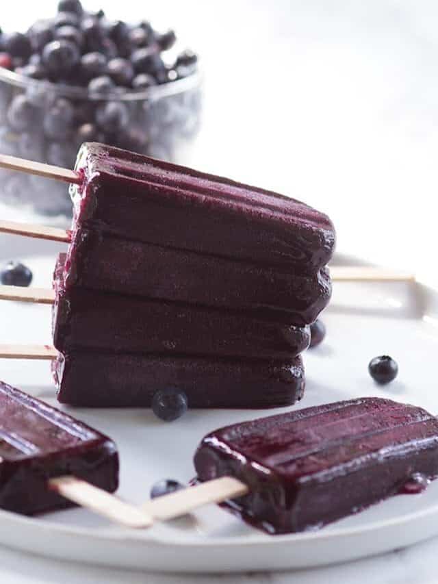 Blueberry Ice Pops Story