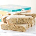 Maple glazed oatmeal bars.