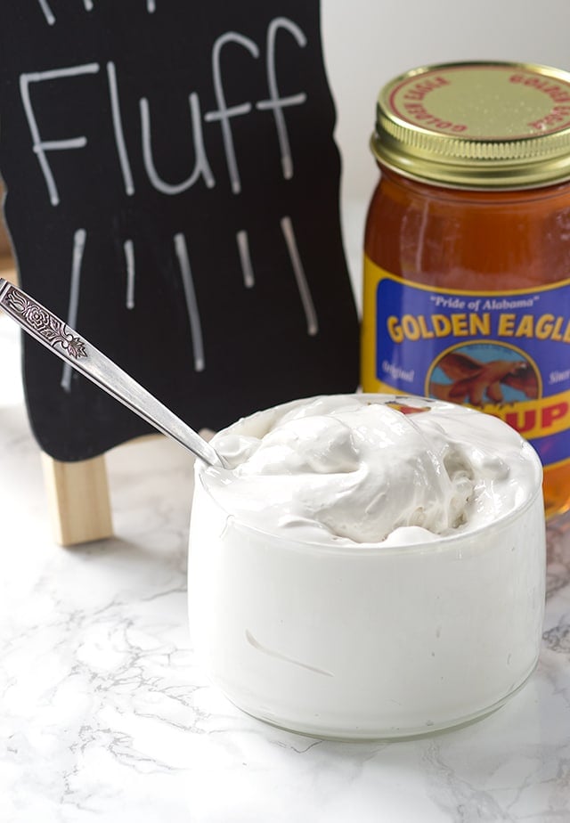 Homemade Marshmallow Fluff Recipe (2 versions: With or Without