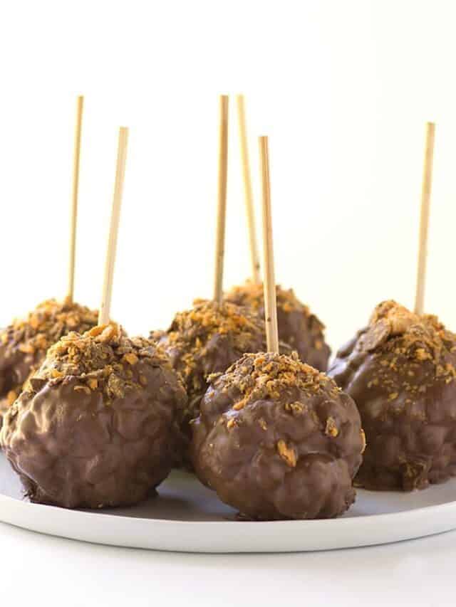 Peanut Butter Popcorn Balls Story