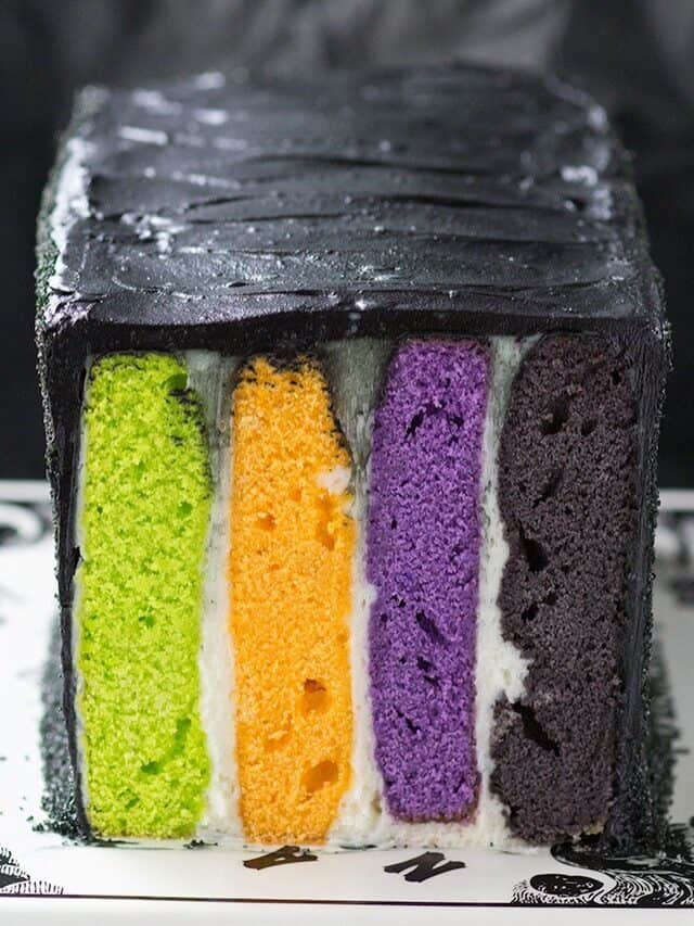 Halloween Cake with 4 Layers Story
