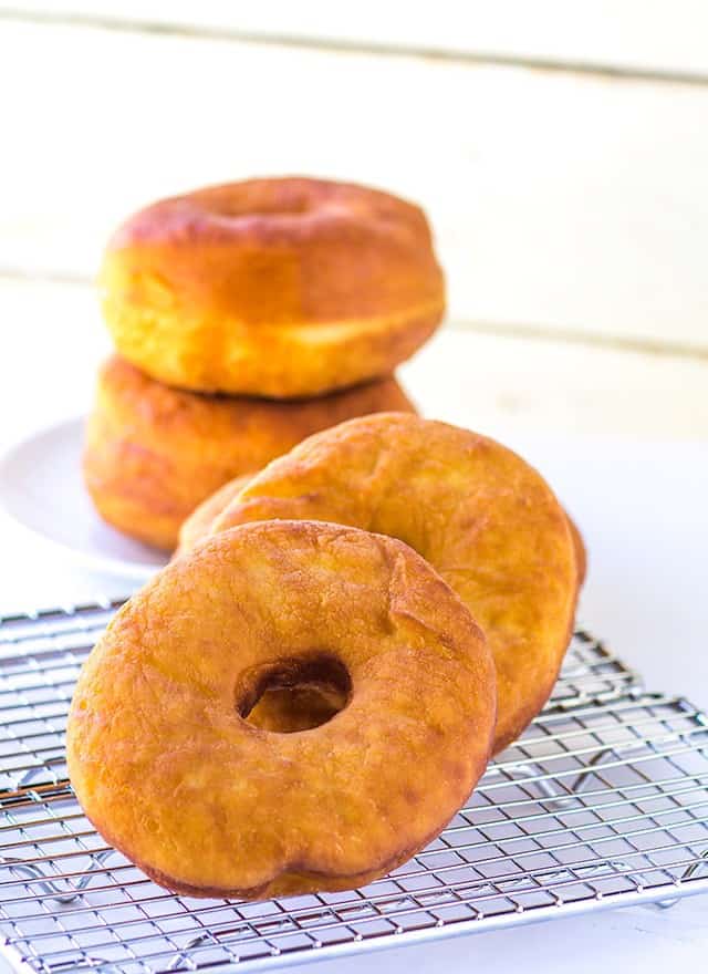 Potato Donuts - amazing tasting deep fried donuts using mashed potatoes!