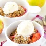 Red Hot Crock Pot Apple Crisp - You know what goes awesome with apples? Red hot candies. Toss them into a crock pot with some streusel topping and you'll have dessert in no time.