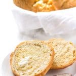 Homemade Bagels - dense chewy homemade bagels that taste amazing! Add some butter and cream cheese and you'll have the perfect breakfast.