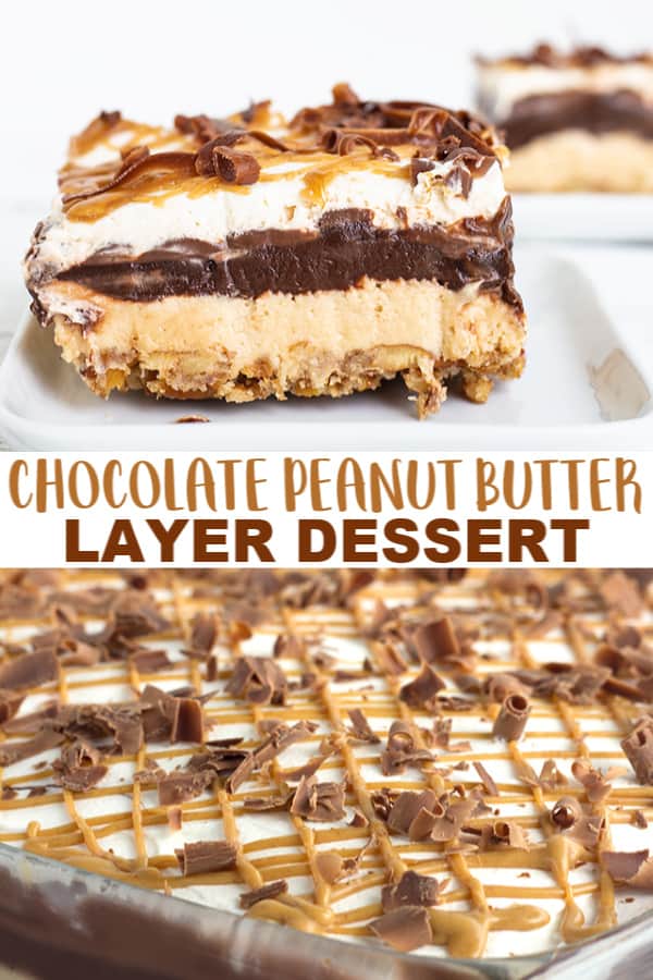 Sweet, decadent layers of rich chocolate and creamy peanut butter.