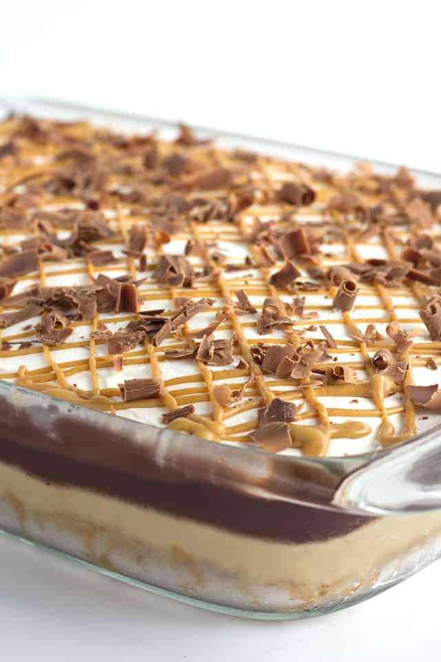 Chocolate Peanut Butter Layer Dessert