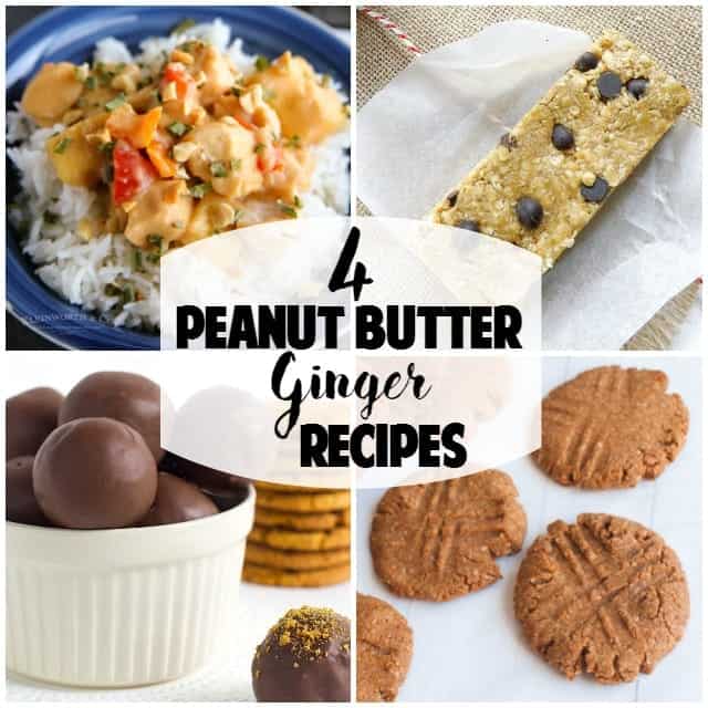 4 Tasty Peanut Butter Ginger Recipes - Spice up your peanut butter recipes with a little ginger!