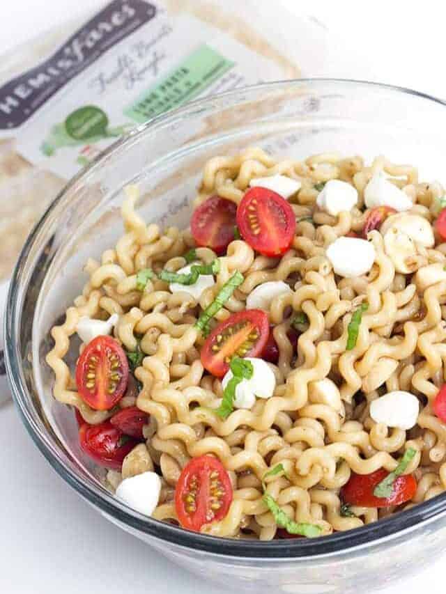Caprese Pasta Salad Story