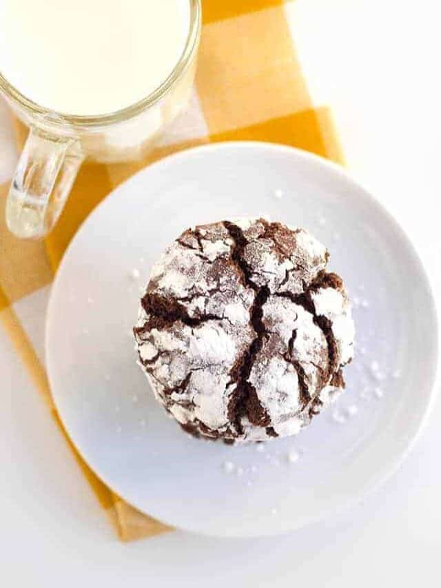 Chocolate Crinkle Cookies Story