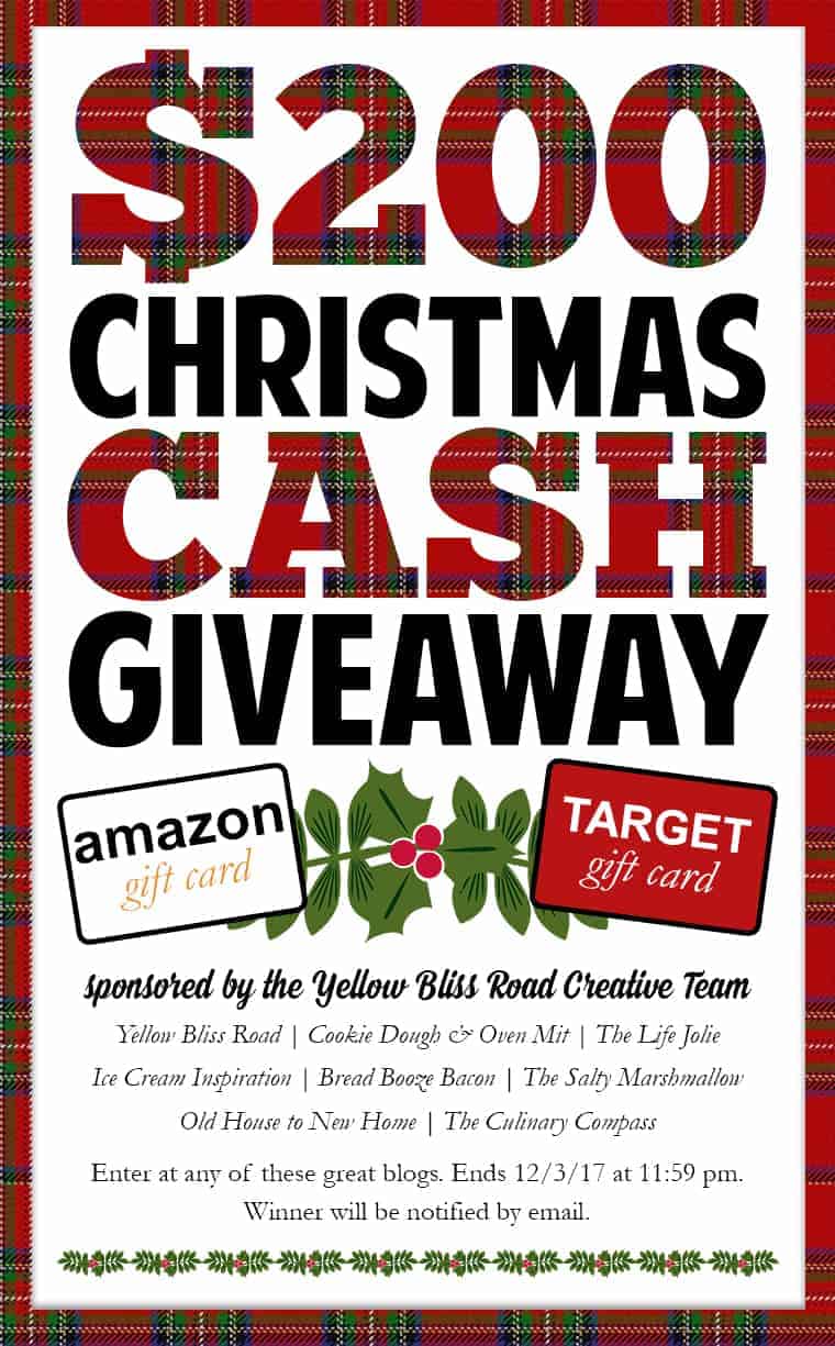 $200 Christmas Cash Giveaway