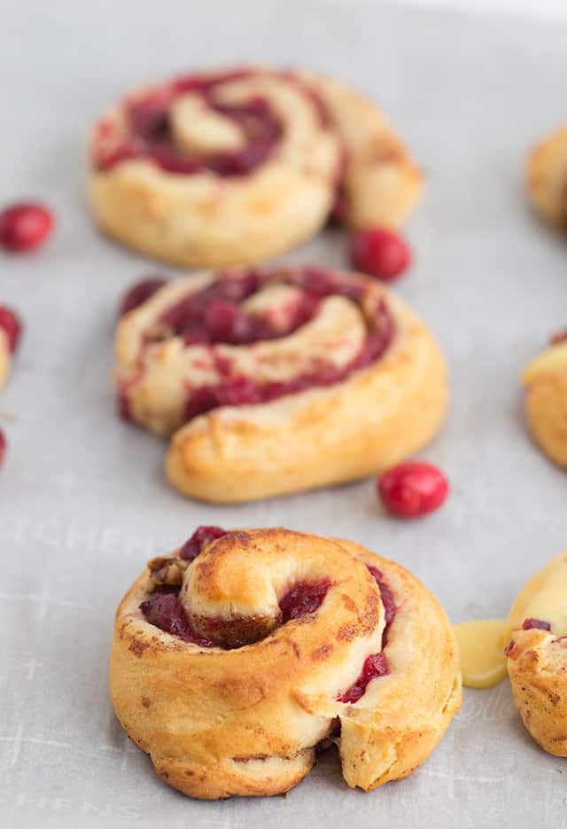 Cranberry Orange Cinnamon Rolls