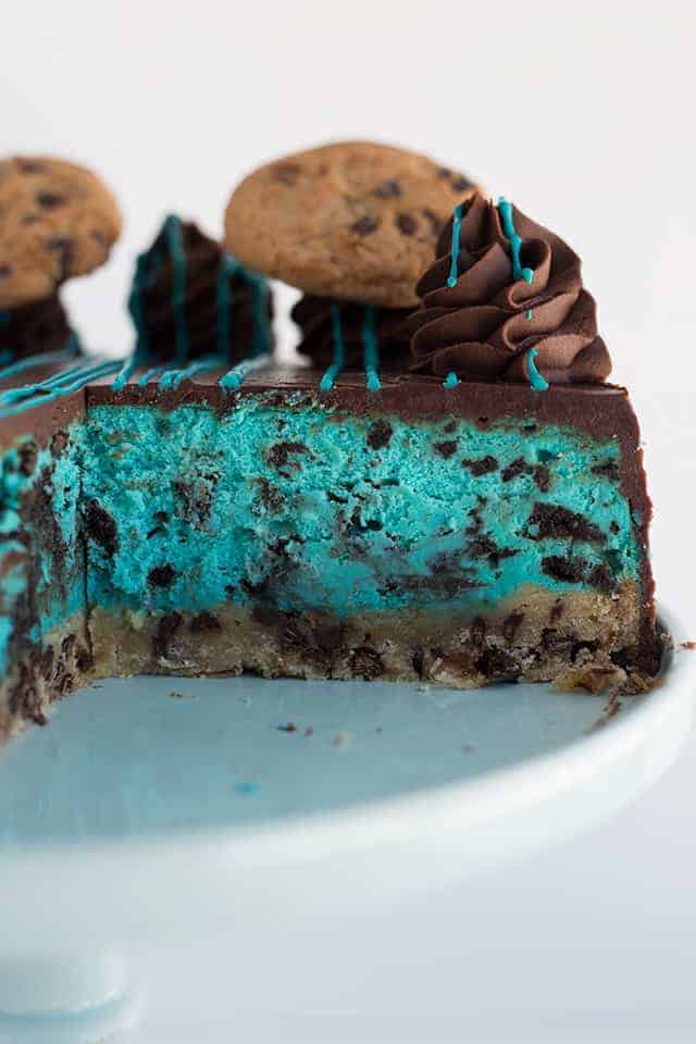Cookie Monster Cheesecake-image