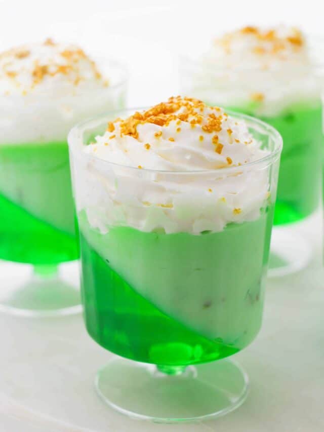 Green Jello Parfaits Story