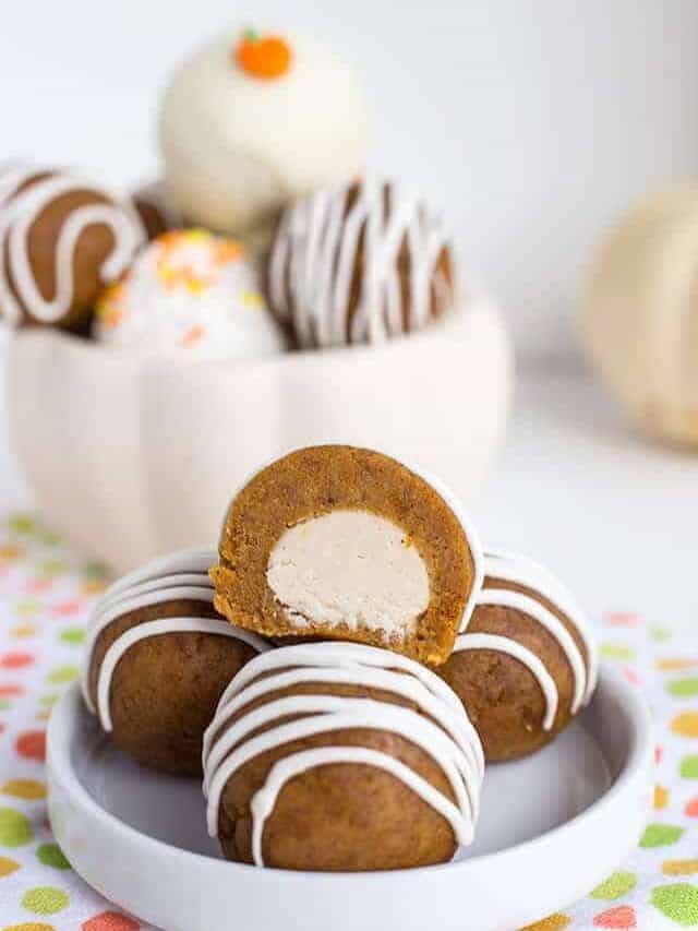 Pumpkin White Chocolate Cake Pops Story