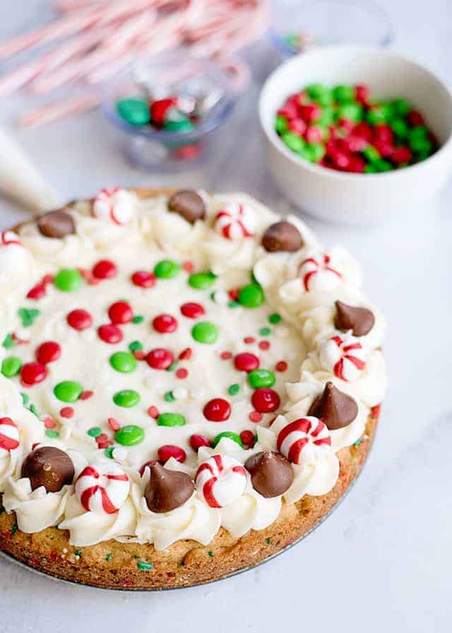 Christmas Sugar Cookie Cake