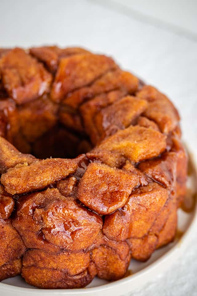 monkey bread close up view