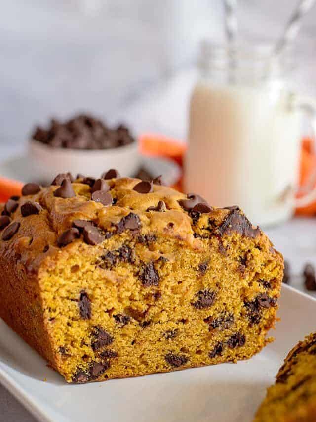 Pumpkin Chocolate Chip Bread Story
