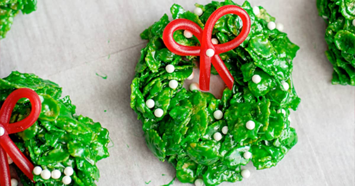 christmas wreath cookies